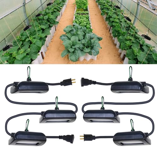 Owleye 12FT Outdoor Grow Lights LED String Plant Light, IP65 Waterproof, Full Spectrum, 120V, ETL...