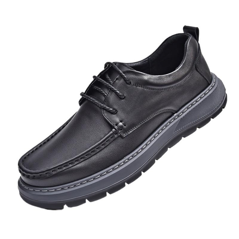 Men's Dress Shoes Genuine Leather Business Brogue Handmade Formal Oxfords Shoe for Men Casual Work Office Business