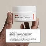 Keeps Matte Thickening Pomade for Men - Natural Ingredients for Fuller Hair: Biotin, Caffeine, Green Tea & Saw Palmetto - All-Day Medium Hold for All Styles - Image 2