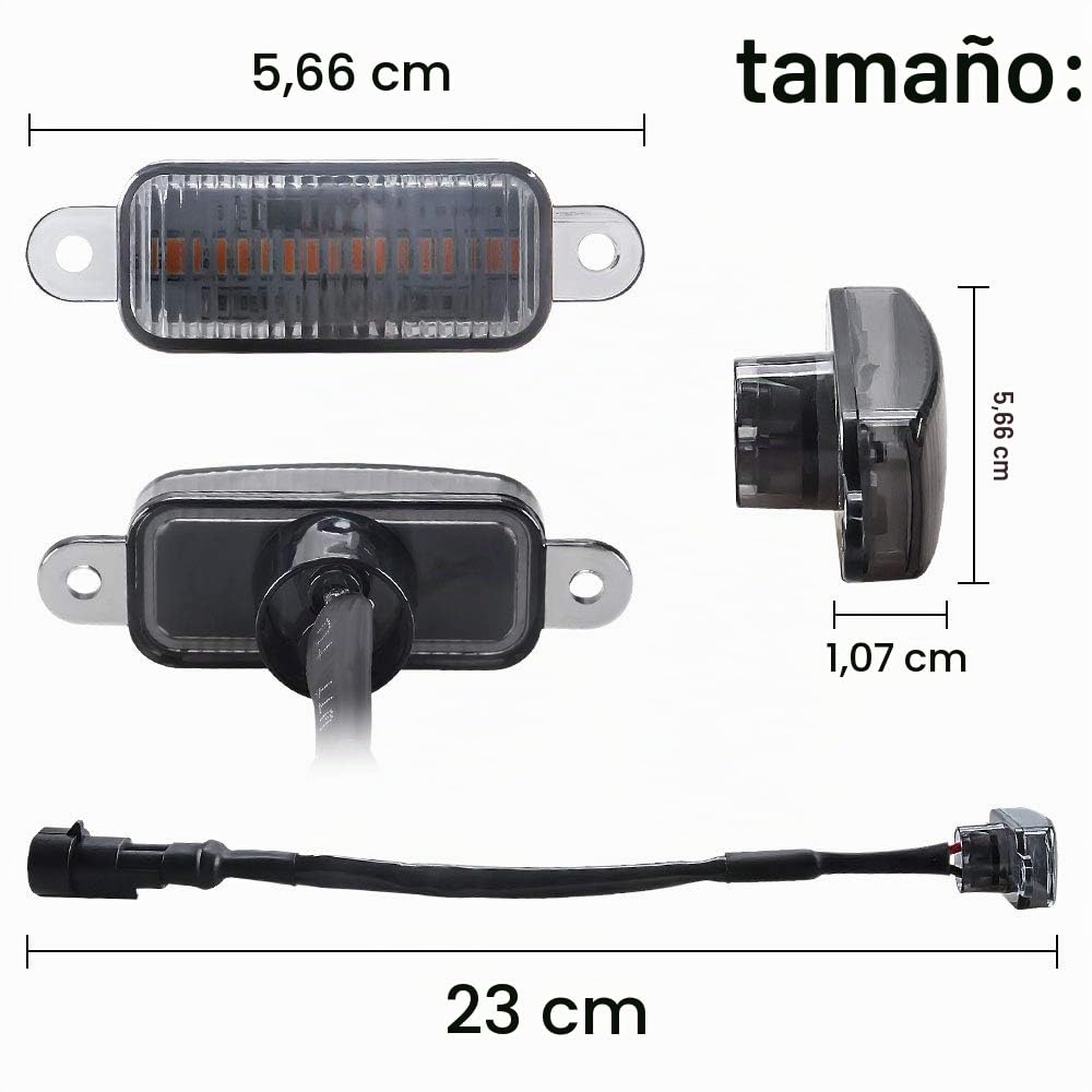 4LED 12W Ámbar Luces de advertencia de la parrilla delantera del coche DRL Lámpara de la cubierta del parachoques delantero Apto para SUV Fo-rd F-150 Raptor 2014-2020 impermeable