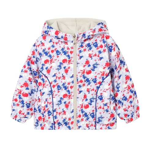 Mud Kingdom Kids Reversible Fleece Jacket for Boys and Girls Waterproof Hooded Coat with Camo Print Winter Warm Outerwear