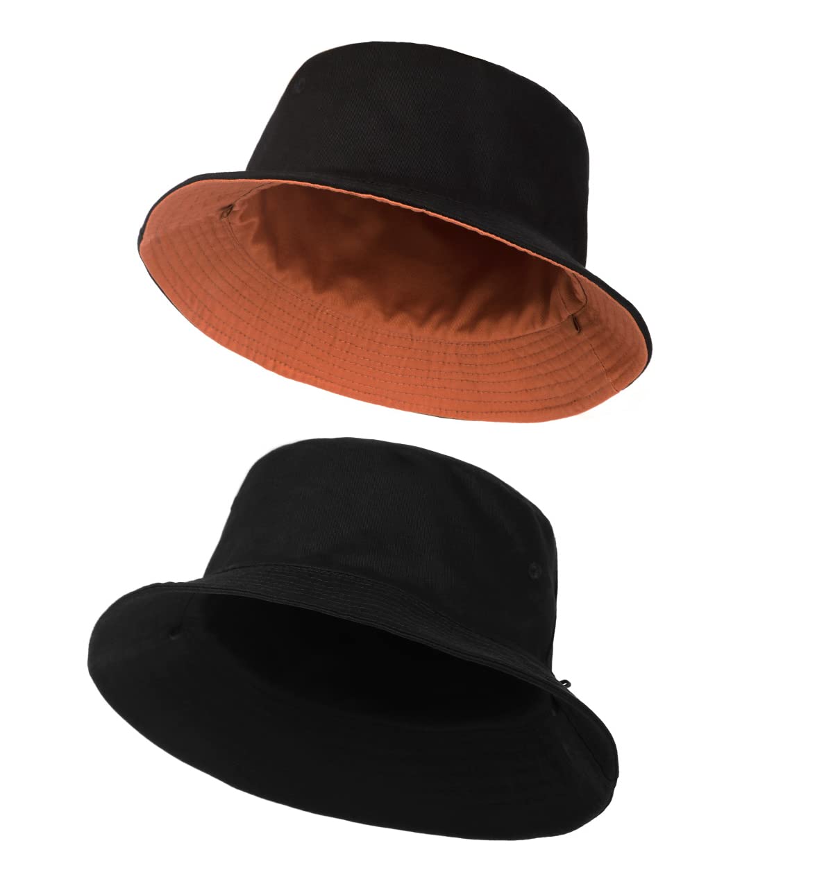 Feng Shui， Sombreros para el Sol L/XL/XX-Large,Sombreros de Pesca Reversibles Grandes,Sombrero de Pescador con protección UV de Doble Cara para Golf, Senderismo al Aire Libre