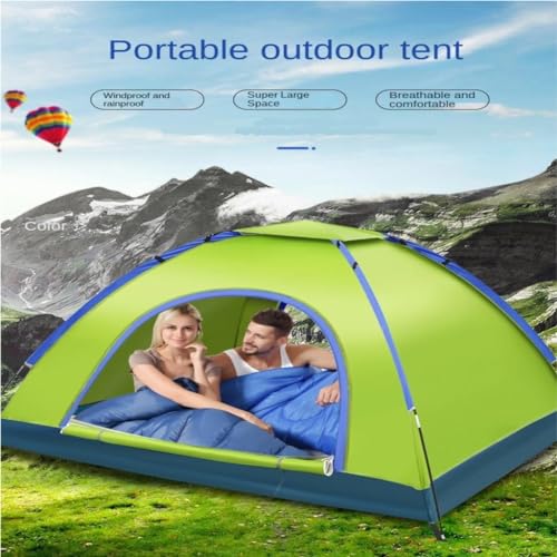 Carpa ligera para camping 3-4 personas resistente al sol miniatura 3