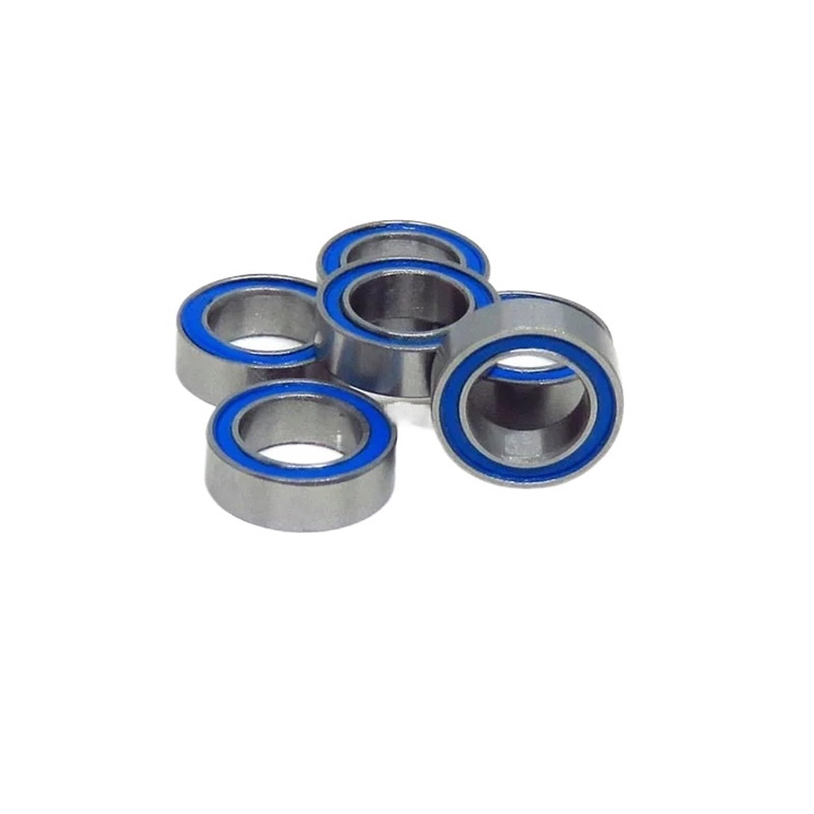 VSPPJYFG 10 Pieces MR85 2RS 5x8x2.5 mm MR Series Miniature Ball Bearings L850DD ABEC3 5 8 2.5 Blue Sealed Model Bearings(MR85-2RS 5x8x2.5mm)