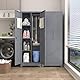 STEELIST Metal Broom Cabinet 16 Grey