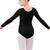 Girls Long Sleeve Leotard Shiny Ballet Gymnastics Kids School Sport Dance - Tumbling Outfit Sparkly Athletic Dance Bodysuit- Toddler Gymnastics Leotards, Ballet