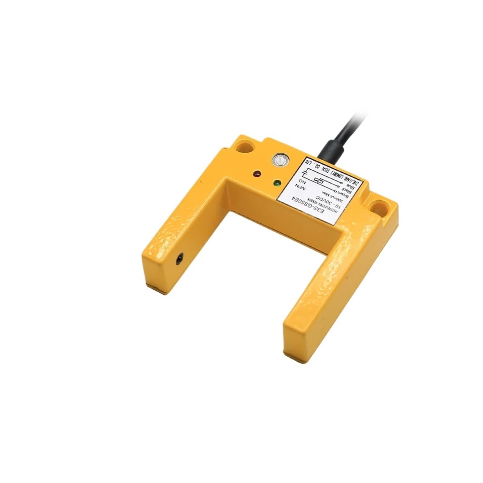 PXQCHAVLN Infrared Slot Type U-Shaped photoelectric Sensor Proximity Switch E3S-GS30/E3S-GS15/E3S-GS7 DC 12-24V Three-Wire NPN PNP(E3s-gs50-50mm,NPN NO)