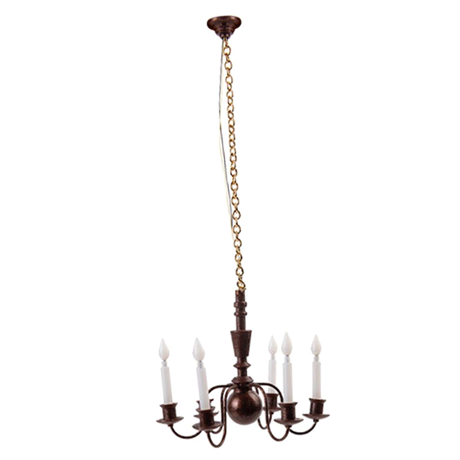 CLUB BOLLYWOOD Ceiling Light Fixture Hanging Chandelier Model 1/87 Ho Scale Bronze 13.5Cm | Toys & Hobbies | Models & Kits | Tools, Supplies & Engines