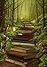 Book Ladder Diamond Painting Kits - PigBoss 5D Full Drill Diamond Painting by Numbers Diamond Dot Kit Home Decor Art Gift for Adults (11.8 x 15.7 inches)