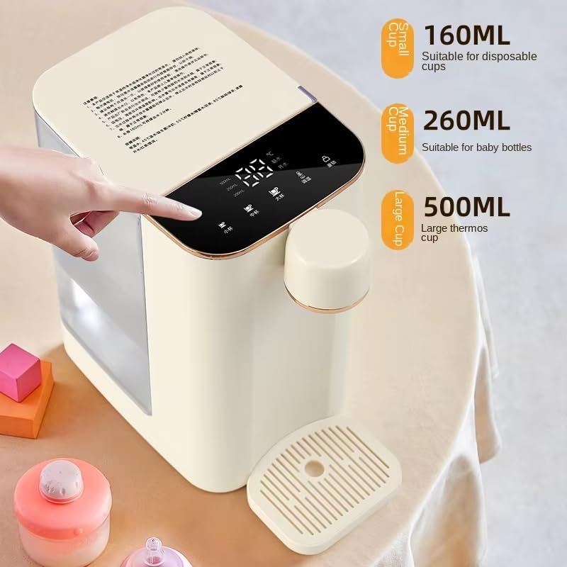 3L Instant Hot Water Dispenser, 1600W Szybkie ogrzewanie w 3 semestrach z 5 ustawieniami tempa, blokada dziecka i nocna światło do użytku w domu