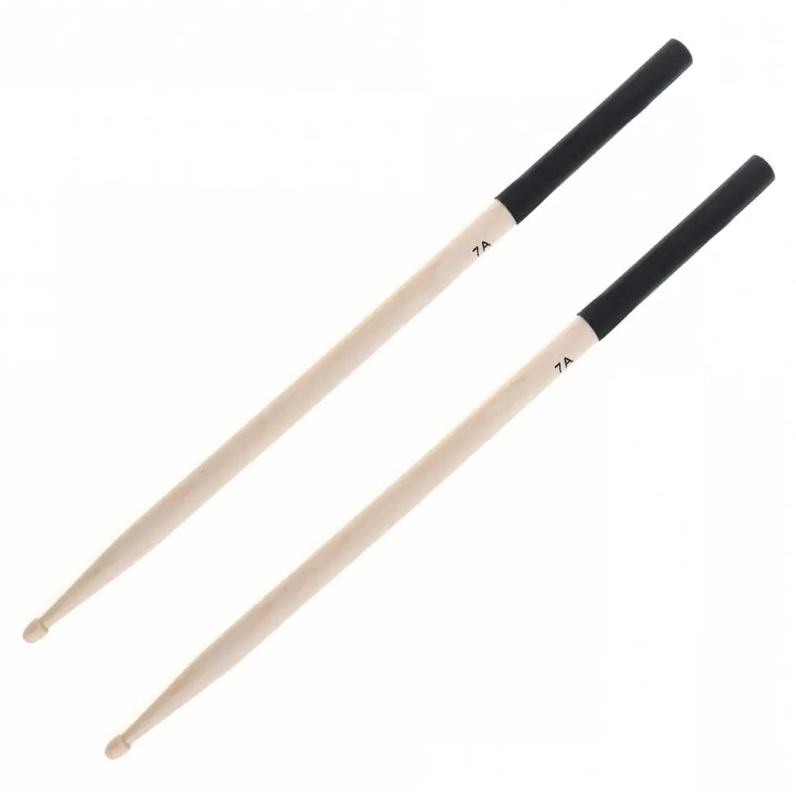 10 Paia Di Bacchette In Legno Di Acero 7A Bacchette Professionali In Legno Per Strumenti A Batteria Bacchette per Batteria Principianti (Color : BK)