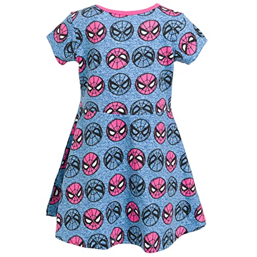 Marvel Spider-Man Spider-Girl Girls French Terry Skater Dress Toddler to Big Kid Sizes (2T - 14-16)3