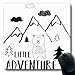 Produktbild Jamron Mousepad OblongLittle Adventure Typografie Süßer Bär für Tiere Verwendet Wildlife Textile Black Beauty Fashion Boy Rutschfeste Gummimaus Pad Office Computer Laptop Spiele Mat.-Nr.