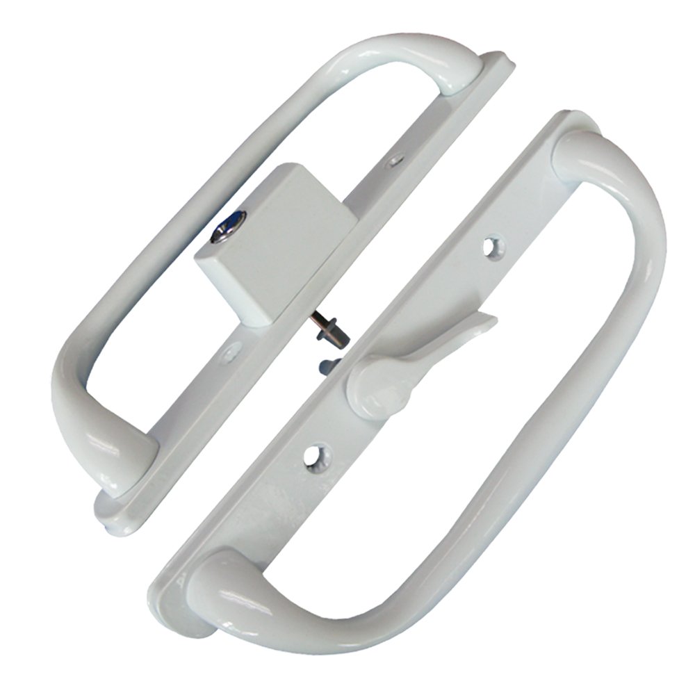 w*o様 ホワイトハンドル Amazon.co.jp: Vision Hardware パティオドアハンドルセット