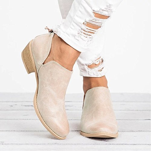 Minetom Stivaletti Traforati Bassi con Zip e