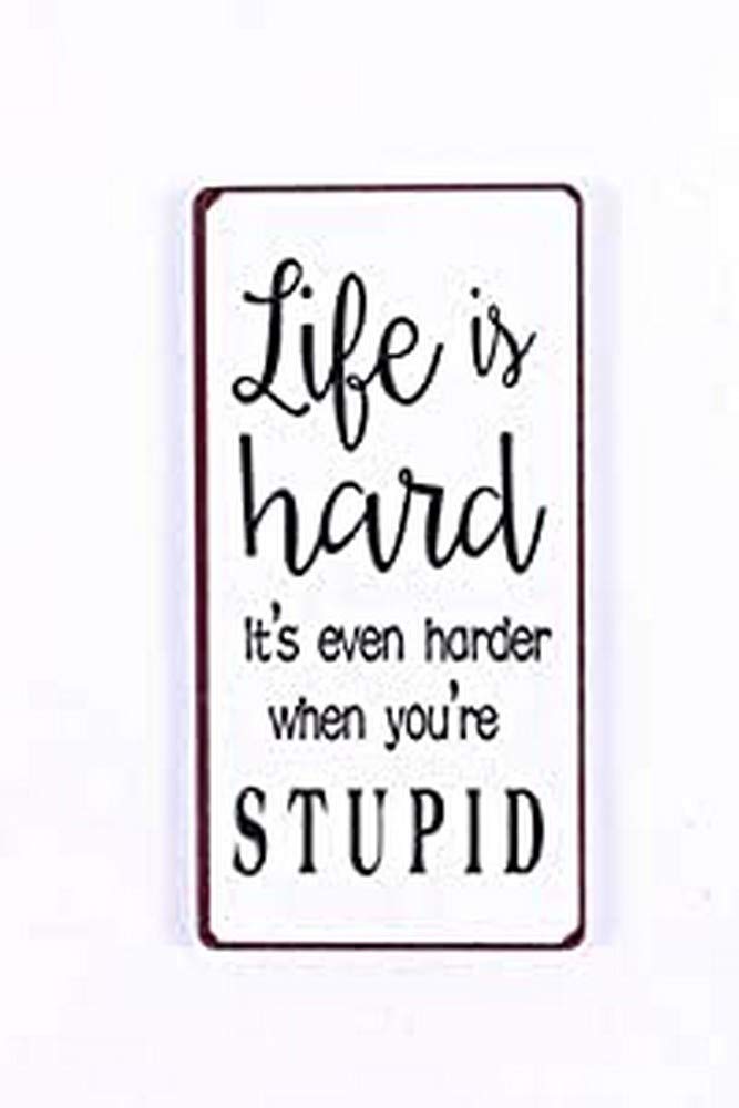 Decorative Fridge Magnet for Home Life is hard... 5cm x 10cm