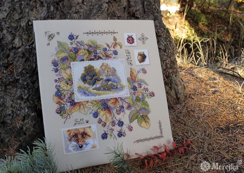 Kit de broderie au point de croix Merejka K-131 multicolore