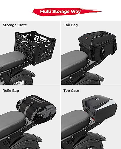 KEMIMOTO Rear Rack Aluminum Compatible with Super 73 Z/S Bike Cargo Rack Luggage Rack Compatible with Z/S Super 73 Electric Bike Accessories - Image 6