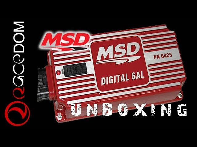 MSD 6425 Digital 6AL Ignition Control w/Rev Control - Red : Amazon