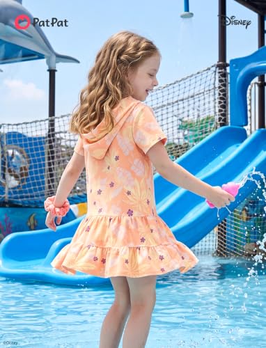 Image of Disney Princess Frozen Stitch Marvel Minnie Girl Swim Cover Up Terry Cloth Swimsuit Coverup Zip-up Bathing Suit Wrap Hooded