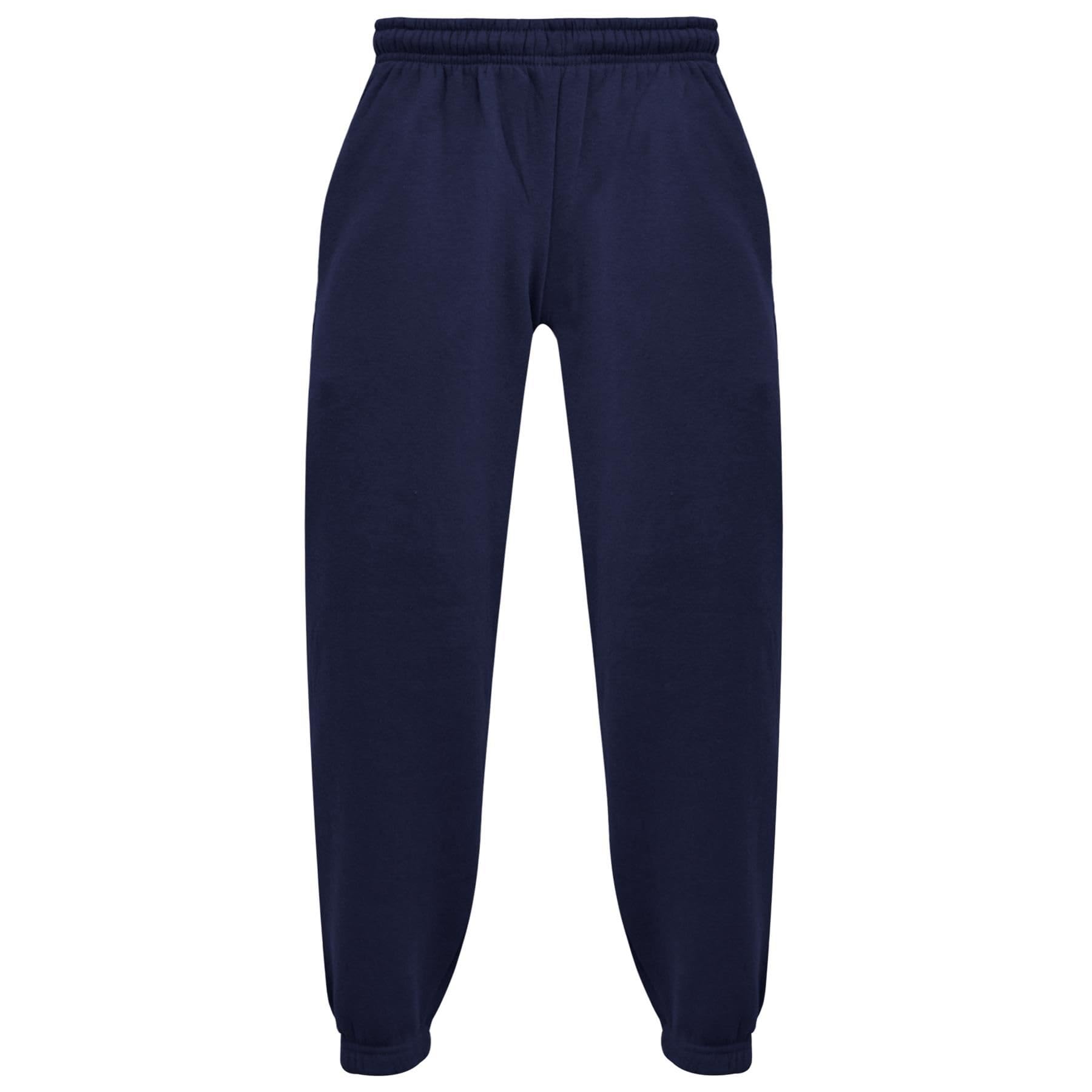 A2z 4 Kids Boys Navy Youth Athletic Bottomwear Dual Pair - Fleece Trouser 356 3-4