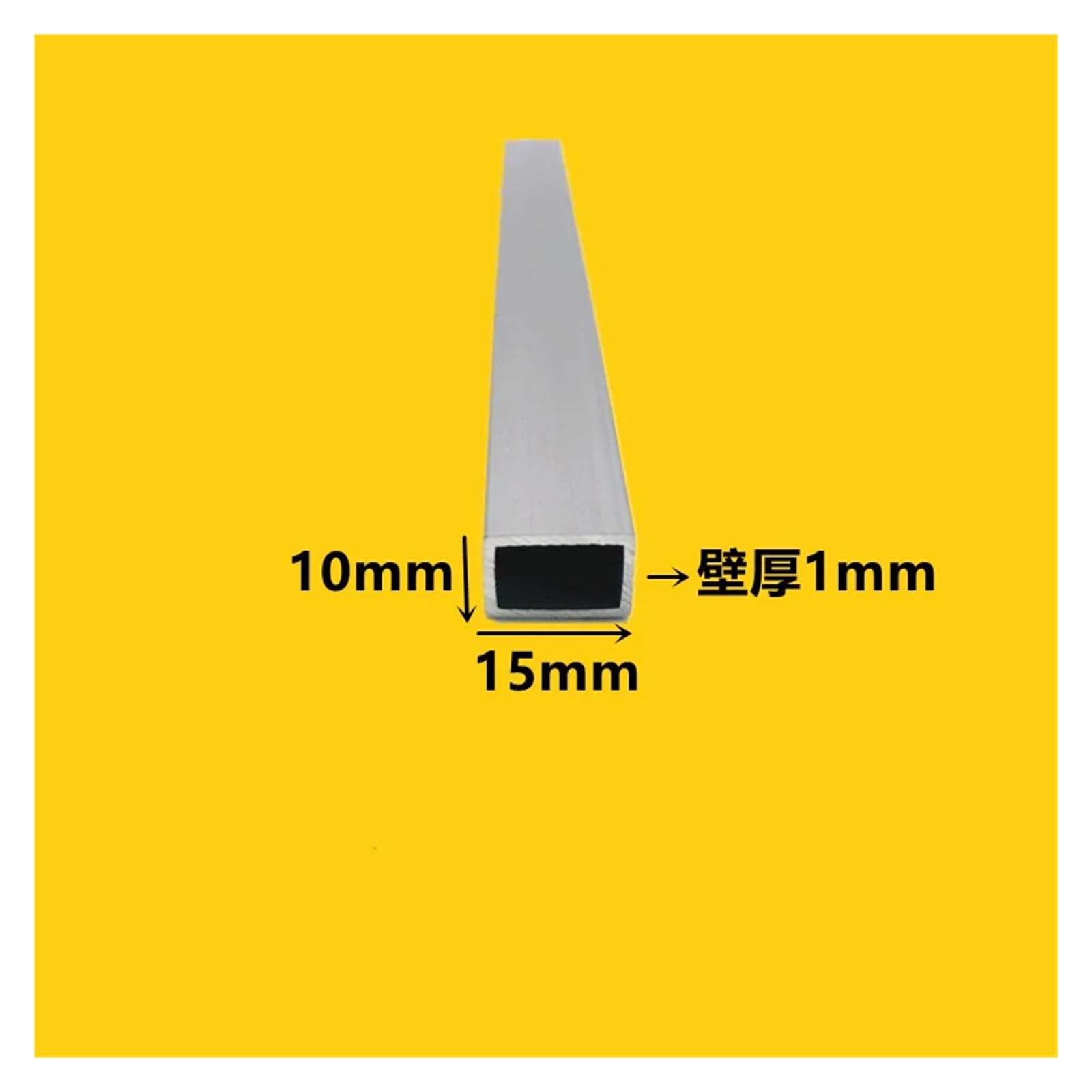 4 Tubi Quadrati In Alluminio 6061 - 25x25x3.2mm, Lunghezza 300mm Per Telai E Progetti Fai Da Te - Foto 2