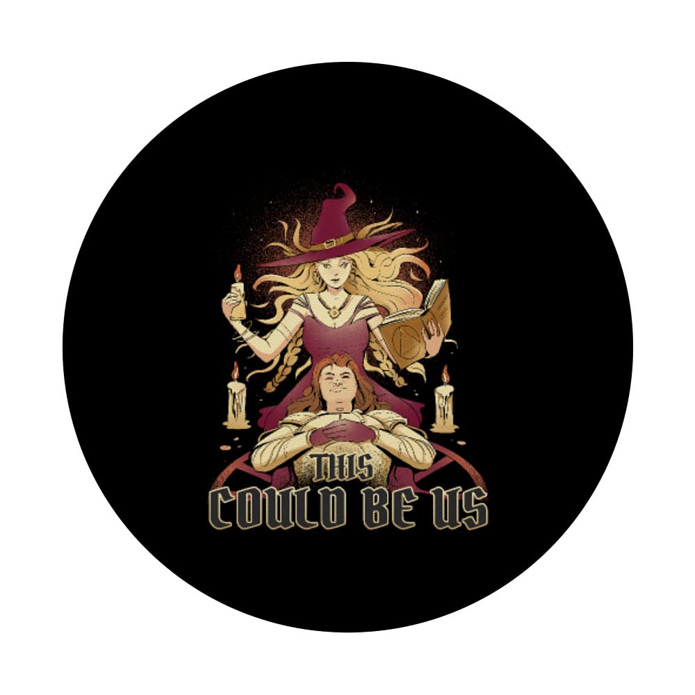 Magical Allure: This Could Be Us PopSockets Swappable PopGrip, Black - Image 3