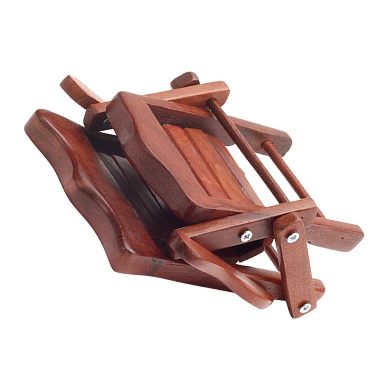 DOITOOL 4piezas Soporte De Teléfono De Madera para Escritorio Soporte Decorativo para Teléfono Móvil para Ver Videos y Realizar Videollamadas Compatible