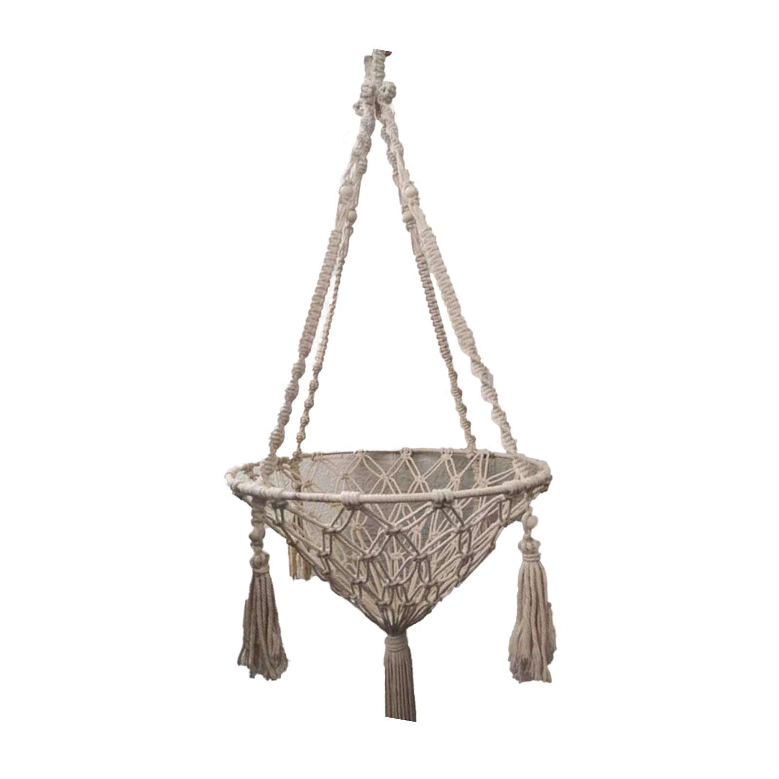 Cama de Macramé para Gatos, Hamaca y Columpio para Mascotas, Nidos Colgantes