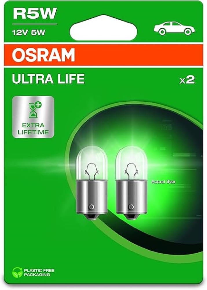 R5W 5007ULT-2BL (duo bulbs) BA15S OSRAM 12V
