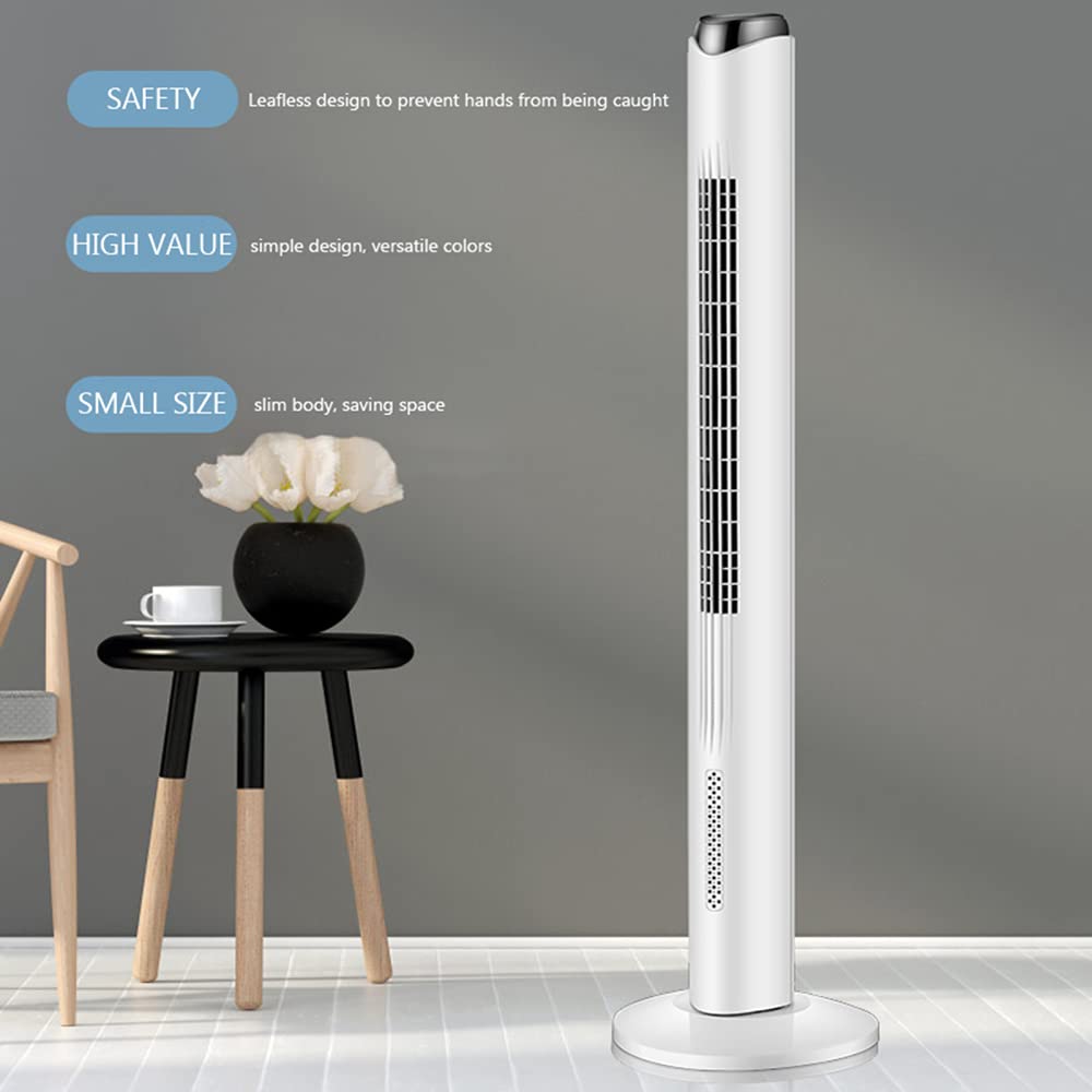 Ventilador De Torre 3 Velocidades 3 Modos,Temporizador 12 H Ventilador Vertical,45W Ventilador Bajo Consumo Silencioso,Ventilador Columna Con Mando A Distancia,110cm-Mechanical