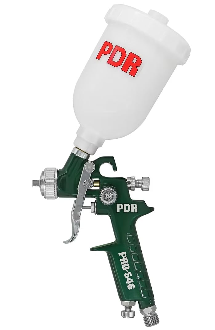 Mini Pistola de Pintura PDR PRO-546 0,8mm 250ml Profissional | Gravidade | Ideal para
