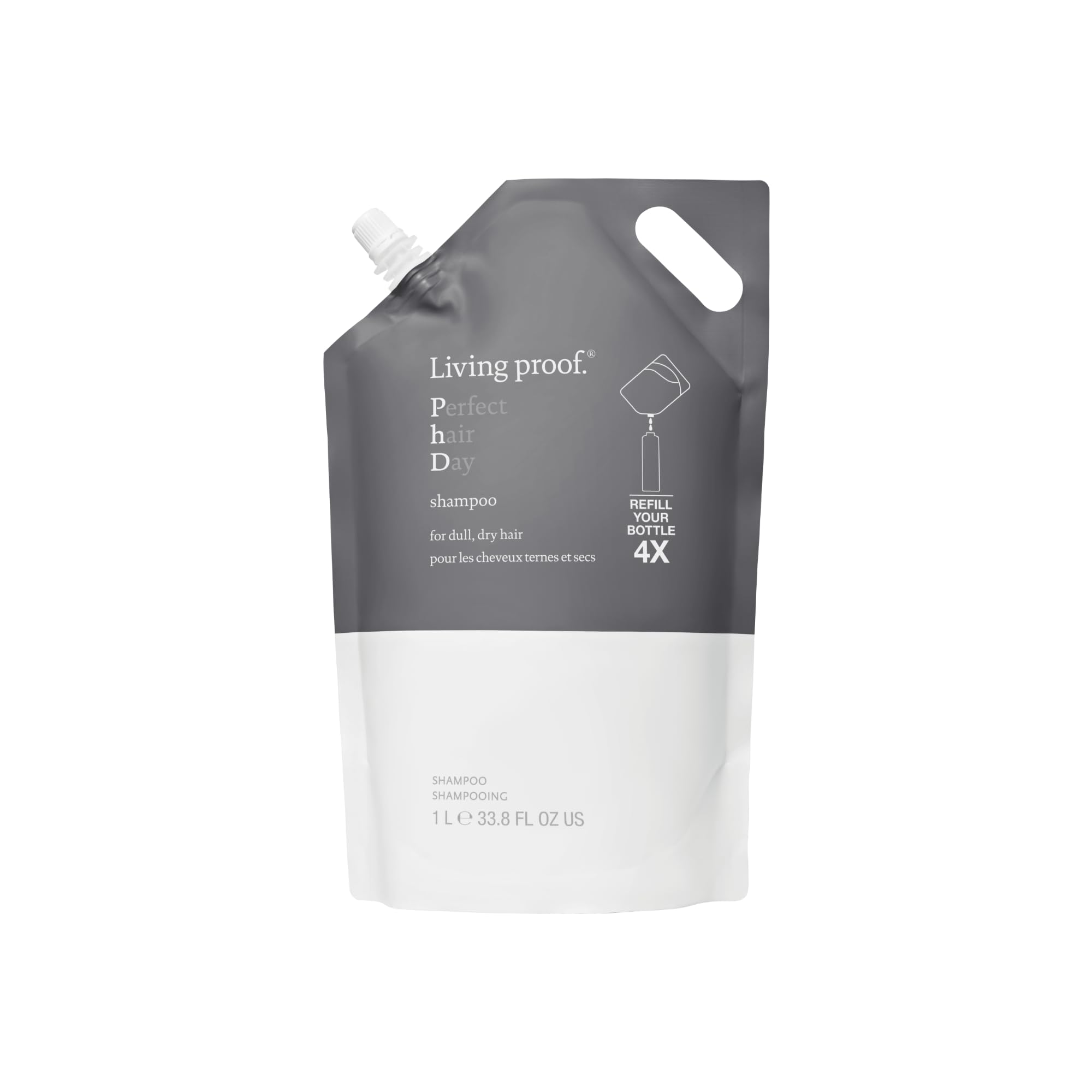 Living Proof Perfect Hair Day Shampoo, Silicone-Free, Sulphate-Free Haircare for Smooth Shiny Hair, Colour-Safe