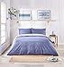 Fusion - Bethan - Zestaw poszewek na kołdrę - King Size w kolorze granatowym/szarym