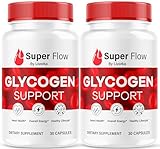(2 Pack) Super Flow Glycogen - SuperFlow Glycogen Support Capsules, Super Flow, Glycogen Support Super Flow, Official SupperFlow Glycogen Support, Super Flow Glyco Optimizer, 60 Capsules for 2 Months