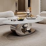 Marble Grain Coffee Table with...