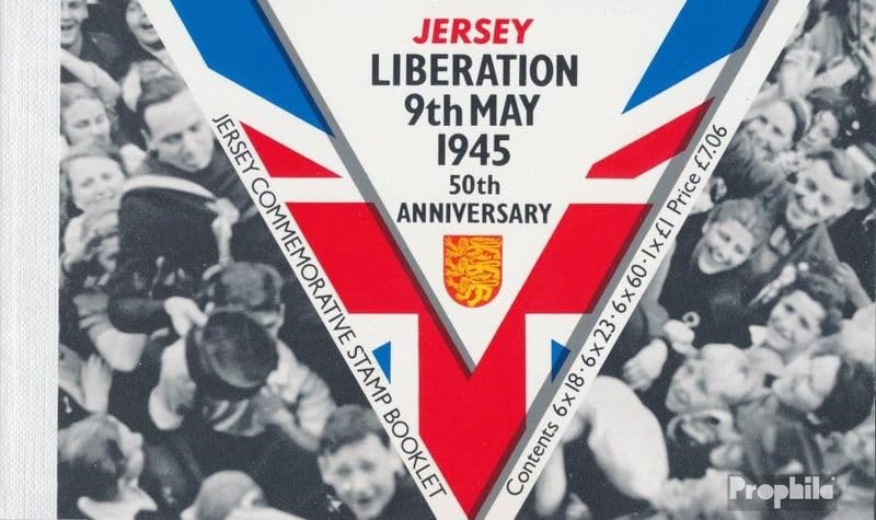 Sellos para coleccionistas Prophila de Jersey MH8 conmemorativos de la Segunda Guerra Mundial