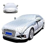 Autoabdeckung Outdoor für FIAT 500 Lego, Autoplane Wasserdicht, Halbgarage...