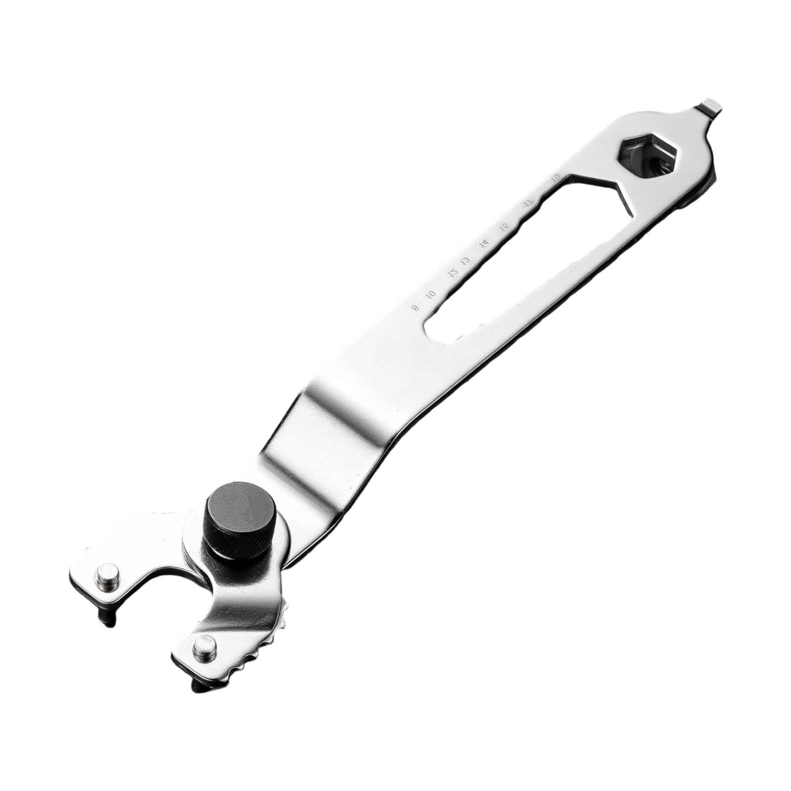 YHAILI 12 In 1 Adjustable Angled Grinder Wrench Spanner Tool For Mechanics Various Nut Bolt Size Ergonomic Handle