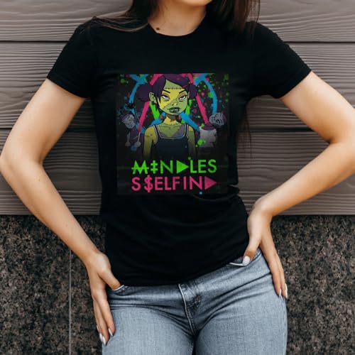 T-Shirt Mindless Friend Novelty Self Event Indulgence Short Art for Men Unisex Big Girl Women Sleeve Multicoloured4
