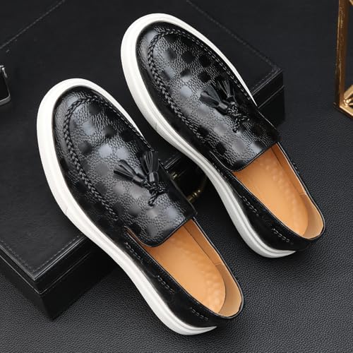 Fashionable Men's Penny Loafers Breathable Casual Shoes Slip on Loafers Lightweight Comfortable Oxford Shoes for Daily Walking4