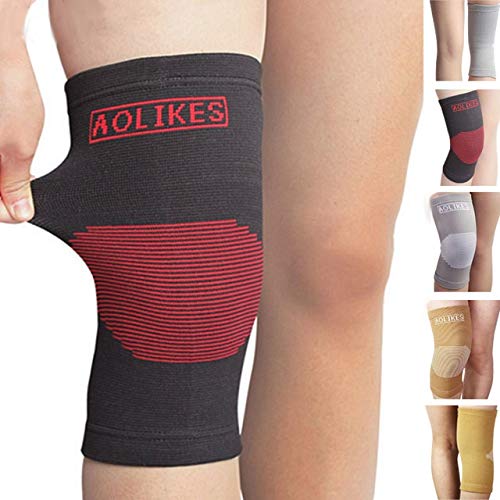 Buy Meet World 1PC Elastic Nylon Knitted Basktball Football Knee Pads