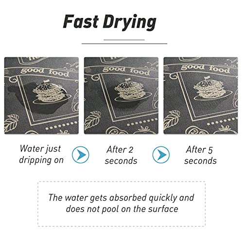 Morbuy Tappetino Scolapiatti Silicone, Assorbente