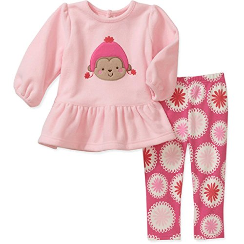 Pyjama deux pièces micropolaire bébé fille idéal pour cocooning à la maison