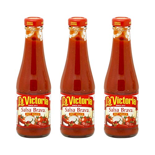 la victoria salsa brava hot sauce - La Victoria Sauce Hot Salsa Brava, 8 Ounce (Pack of 3)