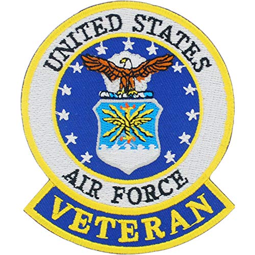 Embroidered Patch United States Air Force-Inspired Veteran Full Color with