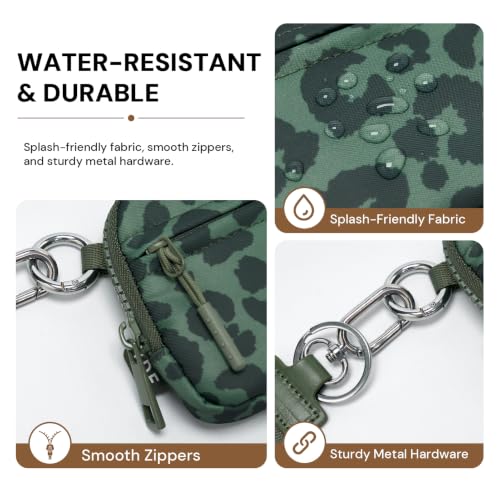 Image of Small Wristlet Wallets for Women with Clear ID Window, Keychain Coin Purse | Organized Interior with 3 Card Slots, Inner Mesh Pouch, Lipstick Holder, Metal Key Ring and Detachable Wrist Strap