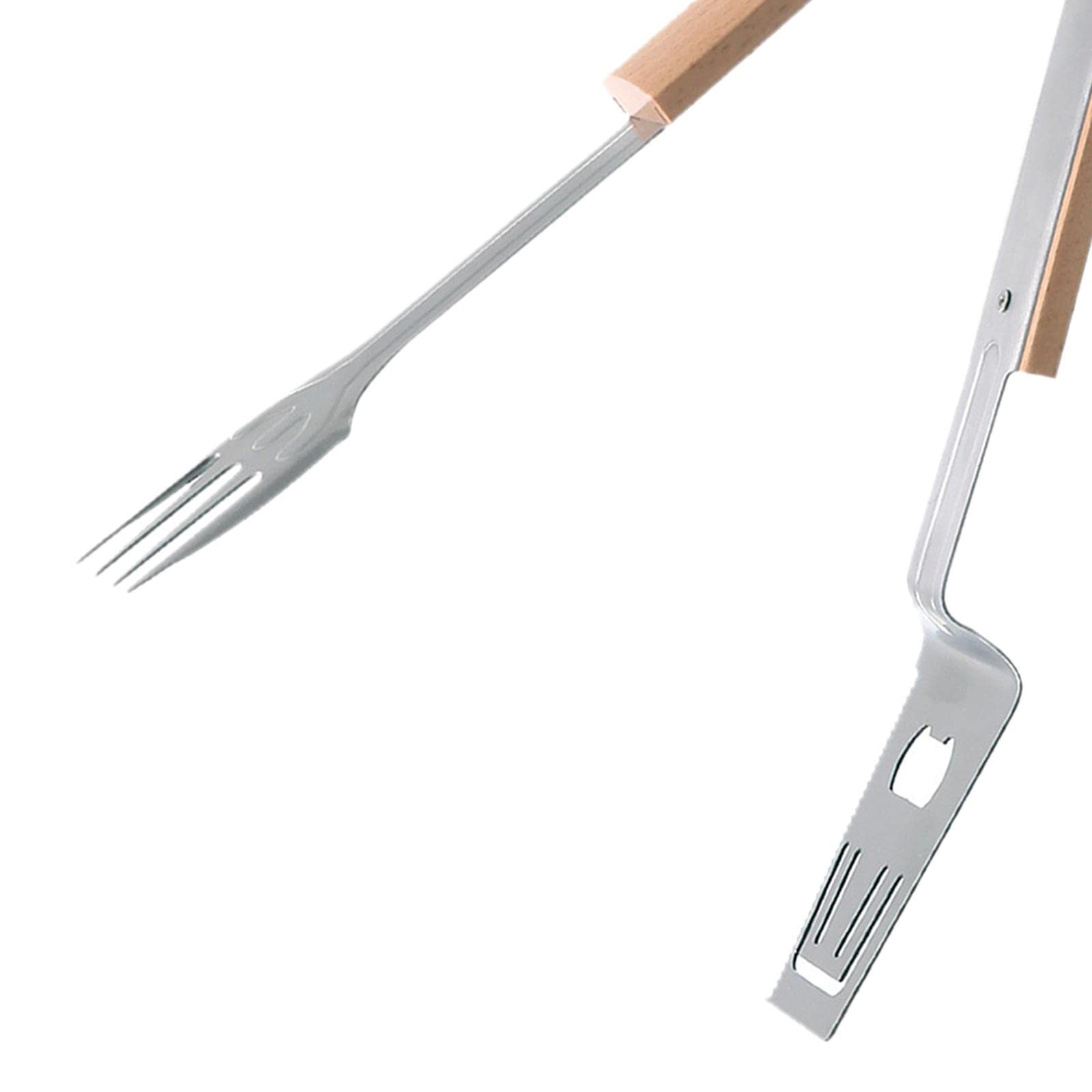 MRKU Pinzas de Cocina de Acero Inoxidable para Parrilla, Utensilios para Servir, Agarre para Barbacoa, Comida para Entretenimiento, Senderismo, Picnic, repostería