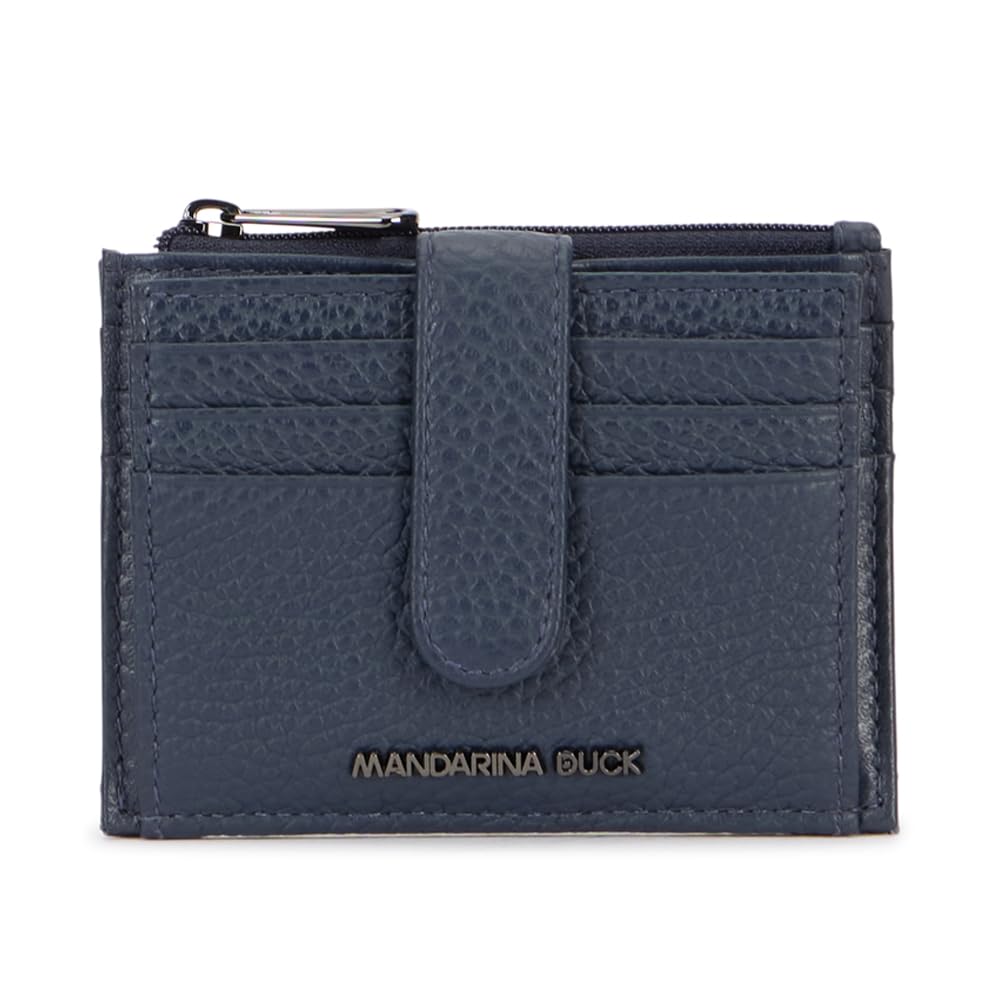 Mandarina Duck Mellow Leather Wallet, Women's Travel Accessories-Wallets, Dress Blue, One Size