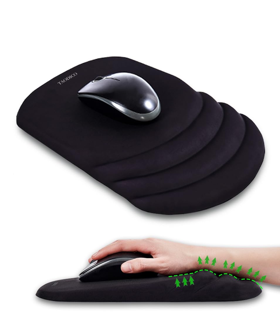 Amazon.co.jp: TAODICO 人間工学マウスパッド リストレスト付き ミルク